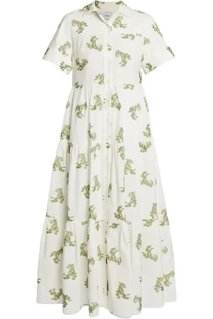 Erdem Vestido camisero de manga corta