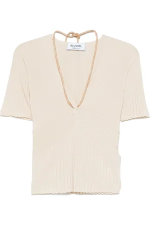 Blugirl Ribbed-knit top