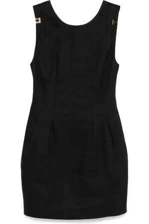Elisabetta Franchi Monogram-plaque mini dress