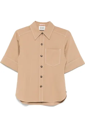 Scotch&Soda Camisa con tejido de gabardina
