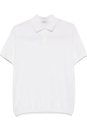 KANGRA CASHMERE Polo de canalé fino