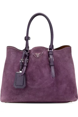 Prada Bolso satchel Scamosciato Double Handle Tote mediano 2013-2024