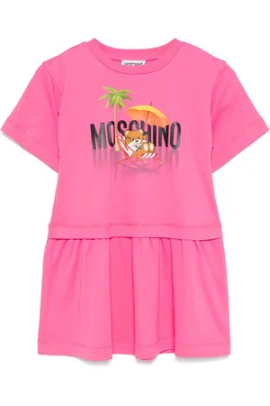 Moschino Vestido con logo estampado