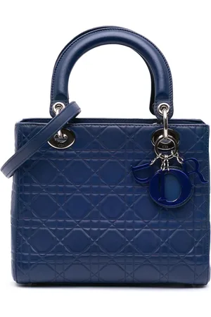 Dior Bolso satchel Cannage Lady Dior mediano de piel de becerro con efecto mate 2013