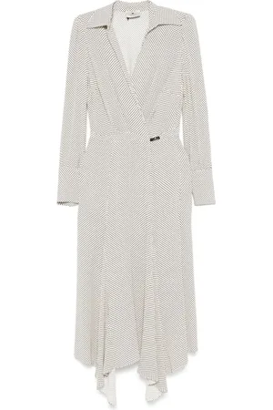 Elisabetta Franchi Vestido midi con motivo de lunares