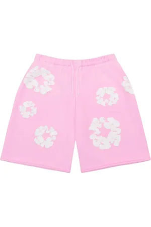 DENIM TEARS The Cotton Wreath track shorts