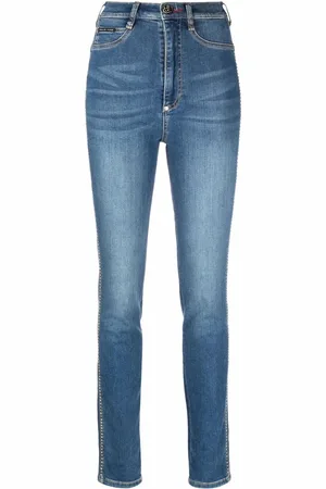 Philipp Plein Vaqueros skinny de talle alto