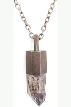 PARTS OF FOUR Collar Talisman con colgante de amatista