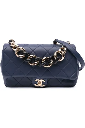 CHANEL Bolso satchel Elegant Chain pequeño con solapa 2019
