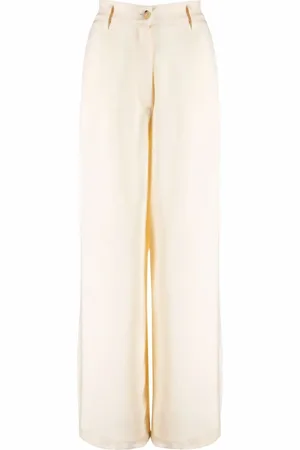 FORTE FORTE Pantalones anchos con trabillas