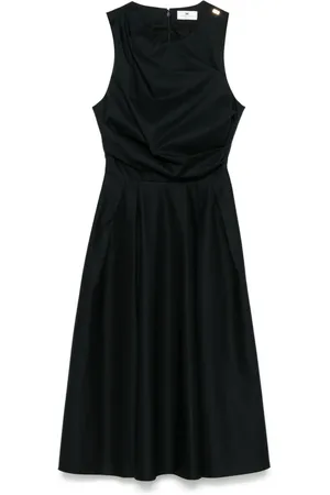 Elisabetta Franchi Vestido midi de algodón