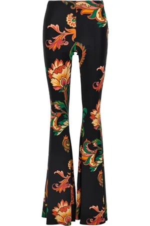 Etro Pantalones con estampado floral