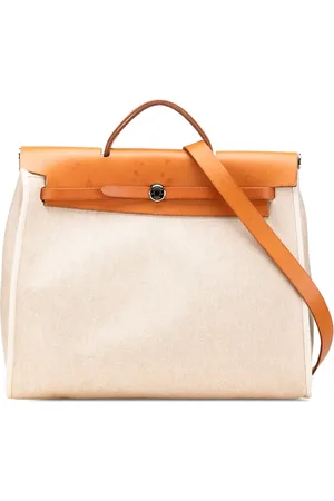 Hermès Bolso satchel Toile Herbag MM 1998