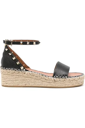 VALENTINO GARAVANI Alpargatas Rockstud con plataforma de 55mm