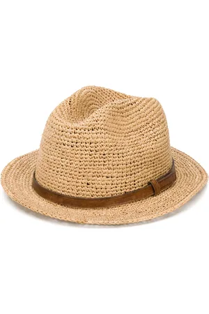 IBELIV Sombrero con correa de piel