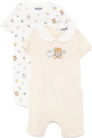 Moschino Set de dos peleles con estampado gráfico