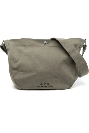 A.P.C. Bolso shopper con logo estampado