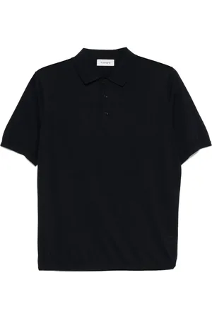 KANGRA CASHMERE Polo de canalé fino