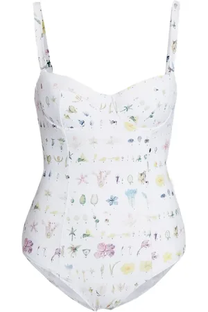 Erdem Bañador con estampado floral