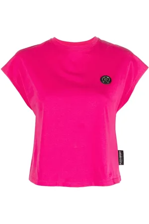 Philipp Plein Camiseta con parche del logo en el pecho
