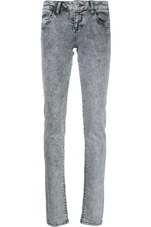 Philipp Plein Vaqueros skinny de talle medio