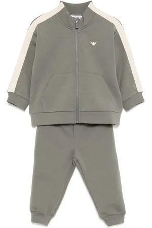 Emporio Armani Chándal con franja del logo