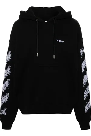 OFF-WHITE Sudadera Pixel Diagonal con capucha