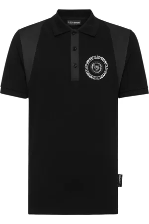 Philipp Plein Polo con parche del logo