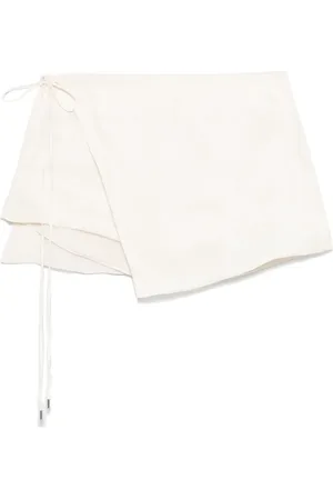 BLUMARINE Bermudas con panel drapeado