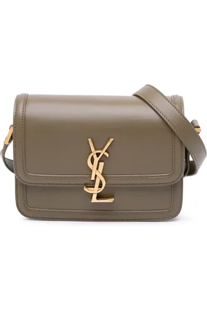 Saint Laurent Bandolera Solferino Satchel In Box pequeña en piel de becerro 2021