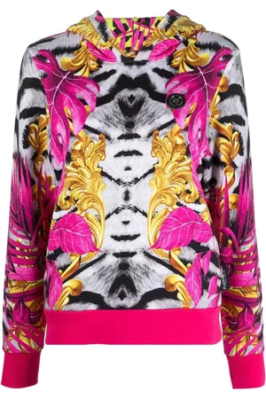 Philipp Plein Sudadera con capucha y estampado gráfico