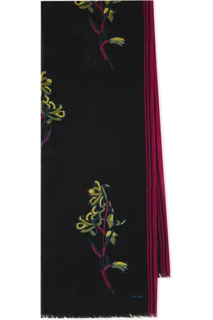 Paul Smith Bufanda con bordado floral