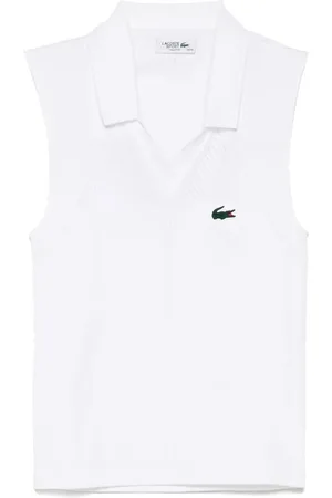 Lacoste Polo sin mangas con diseño stretch