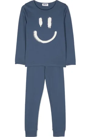 Molo Pijama Lue con smiley estampado