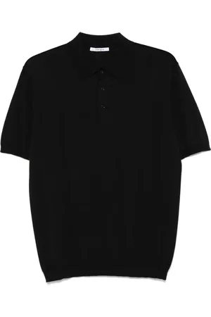 KANGRA CASHMERE Polo de canalé fino