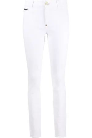 Philipp Plein Vaqueros skinny de talle medio