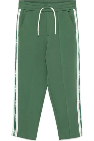 Emporio Armani Pantalones con ribete del logo
