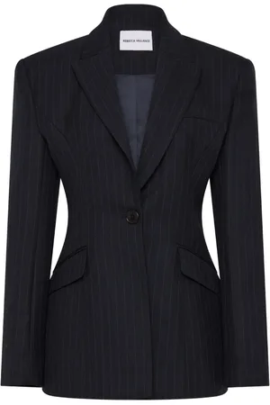 Rebecca Vallance Blazer Maxwell a rayas diplomáticas