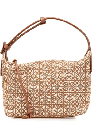 Loewe Bolso de mano Cubi Bag pequeño con lona Anagram 2022