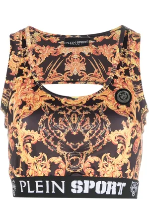 Philipp Plein Top con motivo Baroque