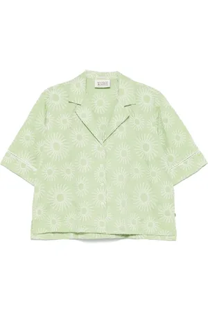 Scotch&Soda Camisa con bordado floral