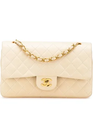 CHANEL Bolso de hombro mediano con solapa doble 1994-1996