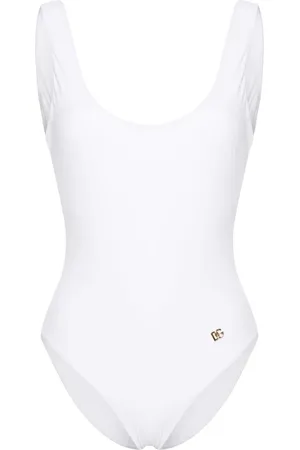 Dolce & Gabbana Bañador Racer-Style con placa del logo