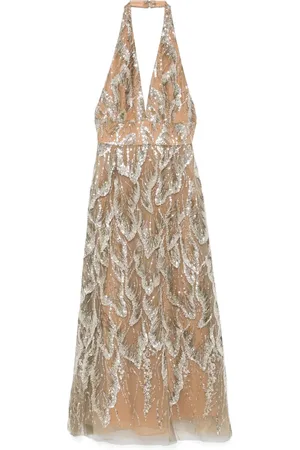 Elie saab Vestido midi con lentejuelas