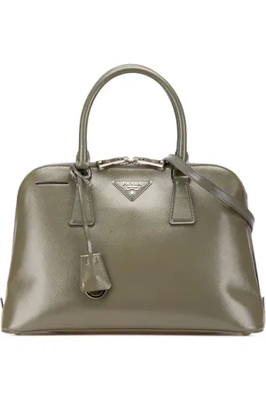 Prada Bolso satchel Vernice Promenade mediano de piel saffiano 2013-2025