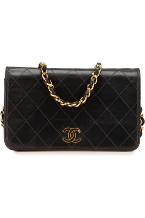 CHANEL Bandolera Full Flap con logo CC 1997-1999