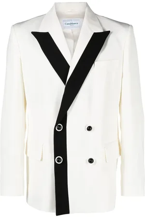Casablanca Blazer con solapa en contraste