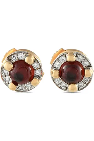 Pomellato Pendientes M’ama Non M’ama en oro amarillo de 18 ct con diamantes y turmalina