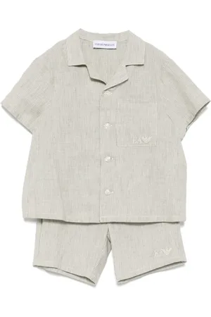 Emporio Armani Set de bermudas con parche del logo