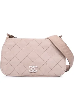 CHANEL Bandolera Highlander Messenger Bag con costuras 2013-2014